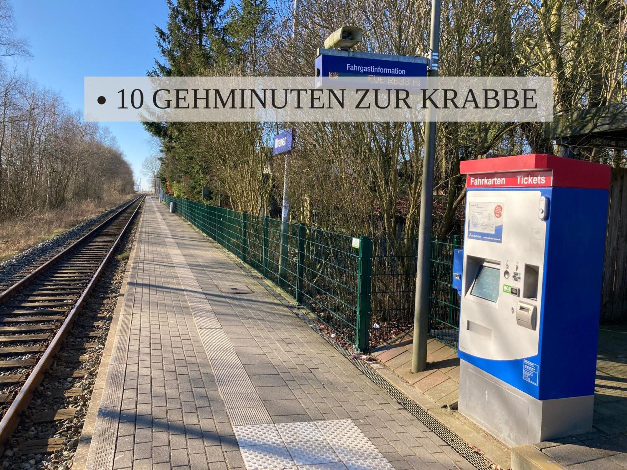 Haus Krabbe Zimmer Ohne Kueche, Fuer 1-2 Personen, Doppelbett, Zentral Gelegen Zwischen Cuxhaven Und Bremerhaven, Hunde Kostenfrei Willkommen, Kostenfreier Parkplatz 弗雷门 外观 照片