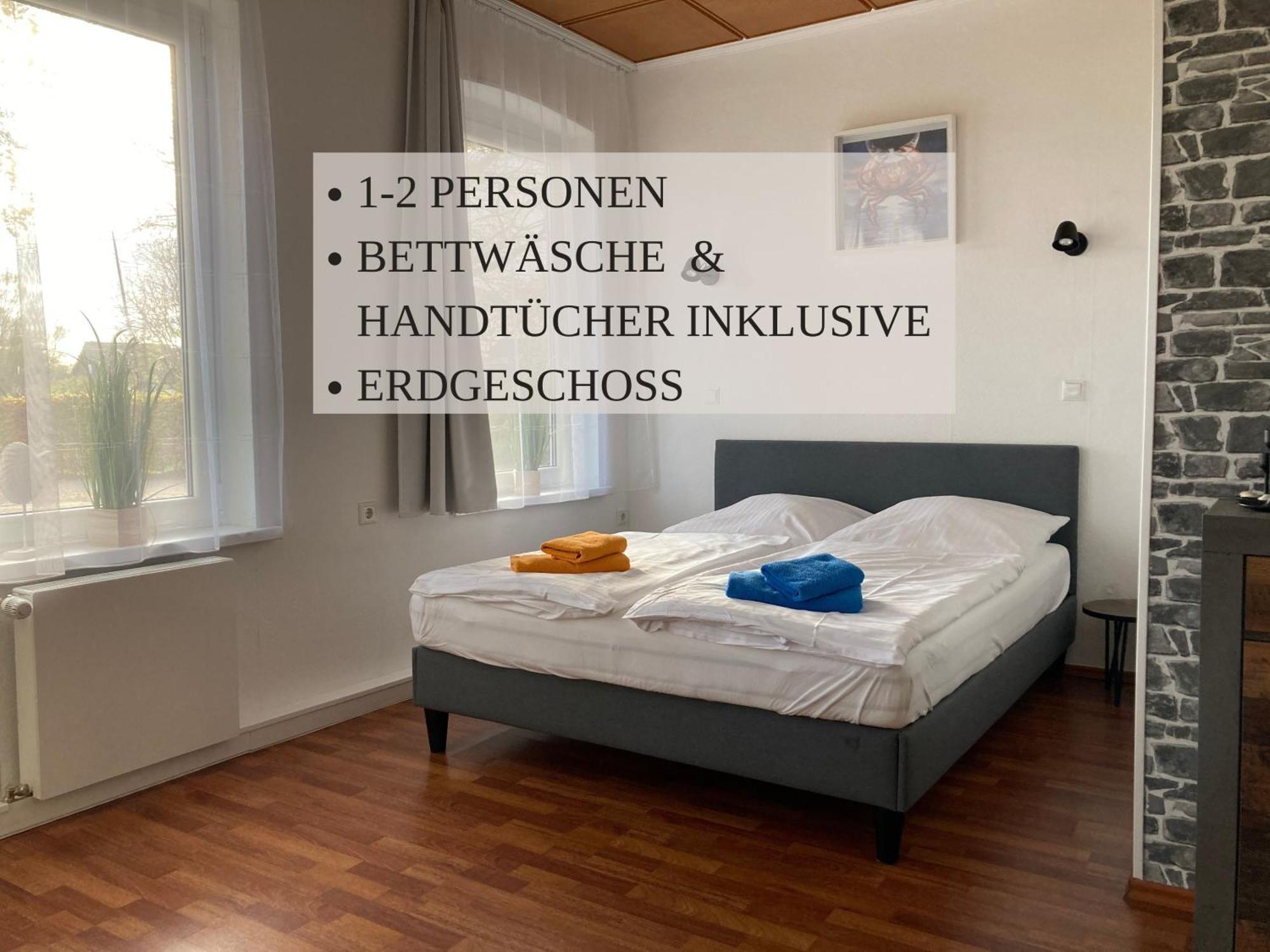 Haus Krabbe Zimmer Ohne Kueche, Fuer 1-2 Personen, Doppelbett, Zentral Gelegen Zwischen Cuxhaven Und Bremerhaven, Hunde Kostenfrei Willkommen, Kostenfreier Parkplatz 弗雷门 外观 照片